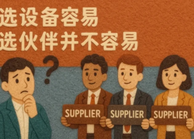 选设备容易，选伙伴并不容? />															</div>
				</div>
				<div class=